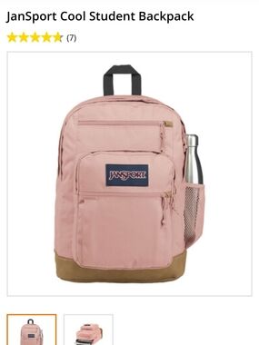 NWT JanSport COOL STUDENT Pink Backpack MISTY ROSE